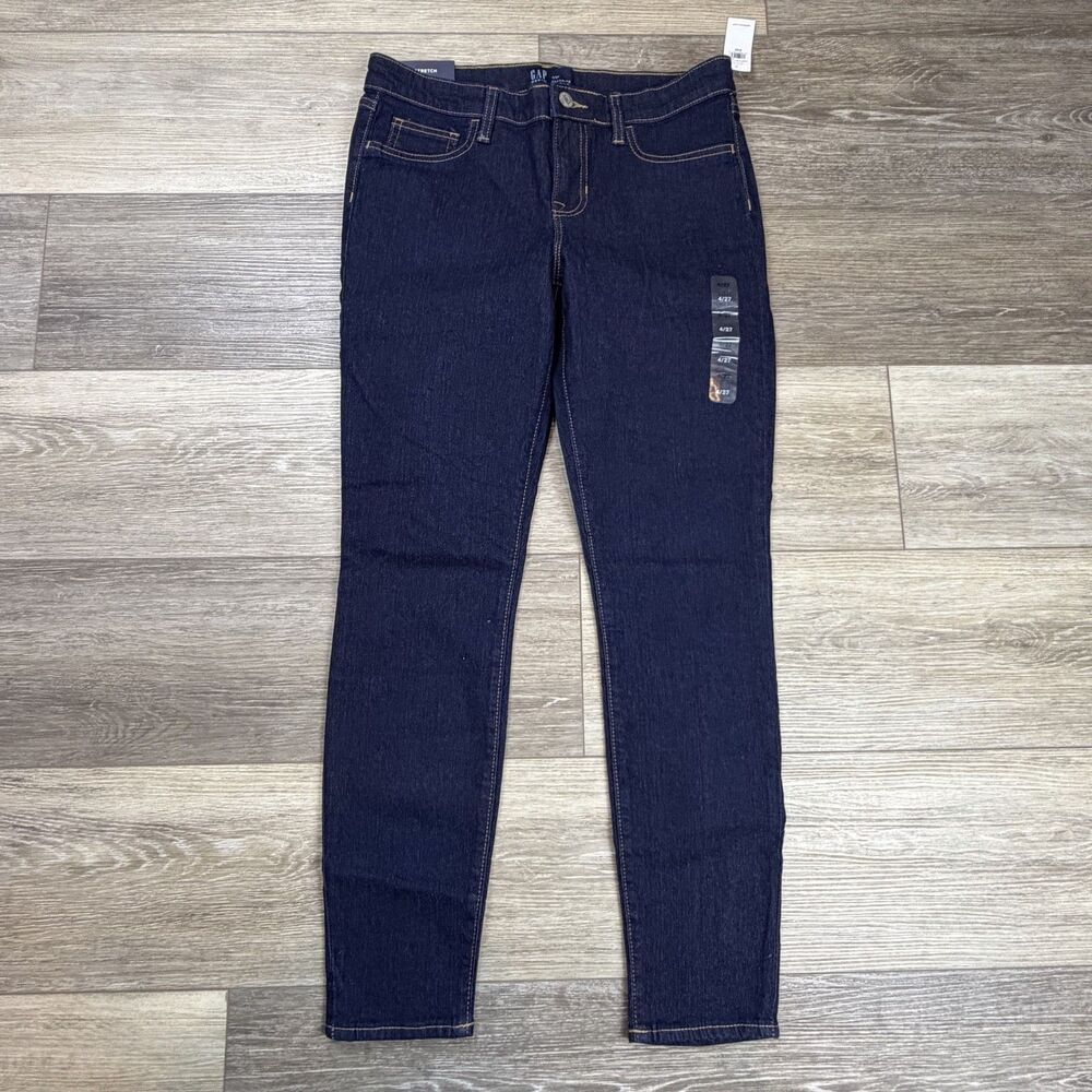 Gap Favorite Jegging Jeans Womens Size 4/27 Dark Wash Mid Rise Stretch Denim